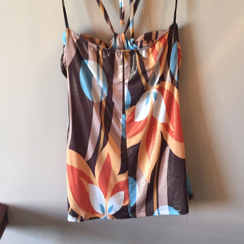 Mulitcolor Halter Blouse - Picture 6 of 6